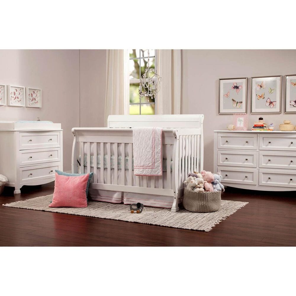 DaVinci Kalani 2 Piece Nursery Set in White, , large