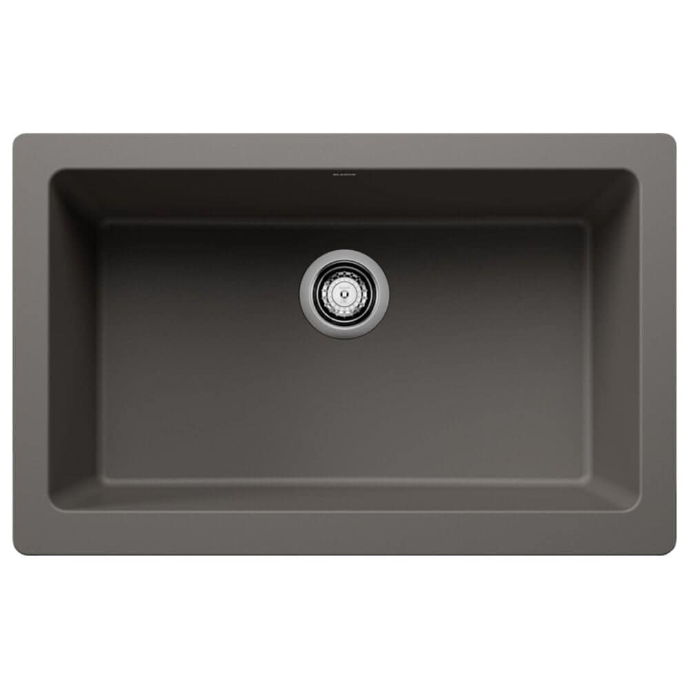 Blanco Vintera 30" Super Single Bowl Apron Sink in Volcano Gray, , large