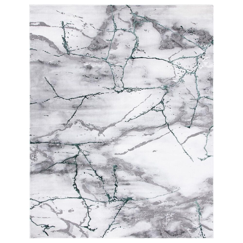 Safavieh Craft CFT877Y 6"7" x 9" Grey and Green Area Rug, , large