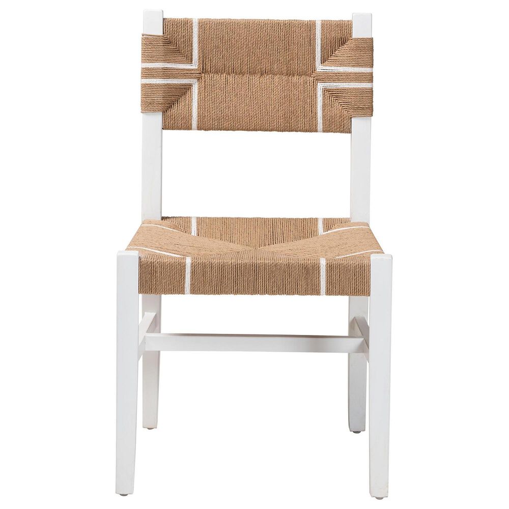 Baxton Studio Talli Side Chair in White, , large