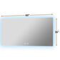 Lexora Home Vellum 60" x 36" LED Vanity Mirror, , large