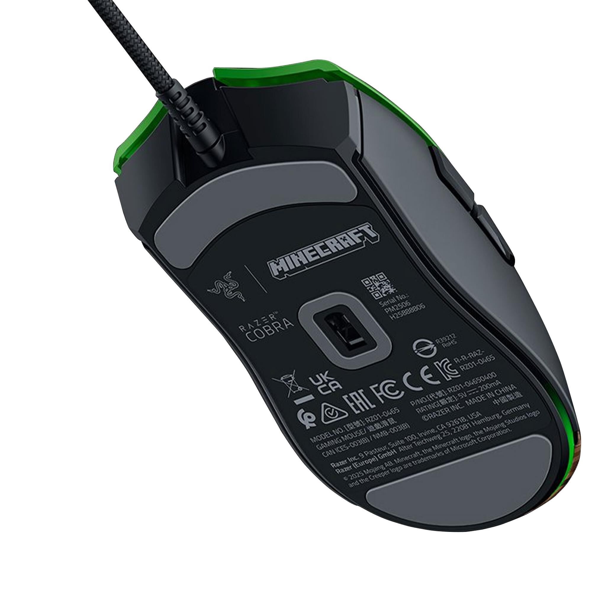 Razer Cobra Minecraft Edition Wired Gaming Mouse in Green