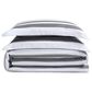 Pem America Truly Soft Curtis 2-Piece Twin XL Duvet Set in White and Grey, , large