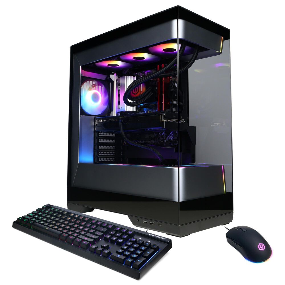 CyberPowerPC Gamer Supreme Gaming Desktop PC | Intel Core Ultra 7 270K Plus - 32GB RAM - NVIDIA GeForce RTX 5080 Graphics - 2TB SSD in Black, , large