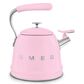SMEG Retro Style 10-Cup Whistling Kettle in Pink, , large