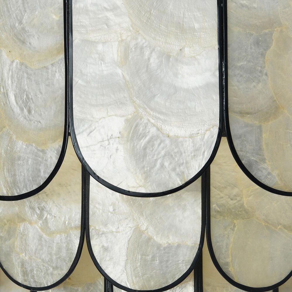 Creative Coop Gatsby 4-Tier Flush Mount in Black, , large