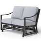 Clear Creek Collection 5-Piece Patio Conversation Set in Concrete, , large