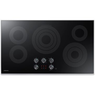 Samsung 36" Electric Cooktop in Stainless Steel, , large