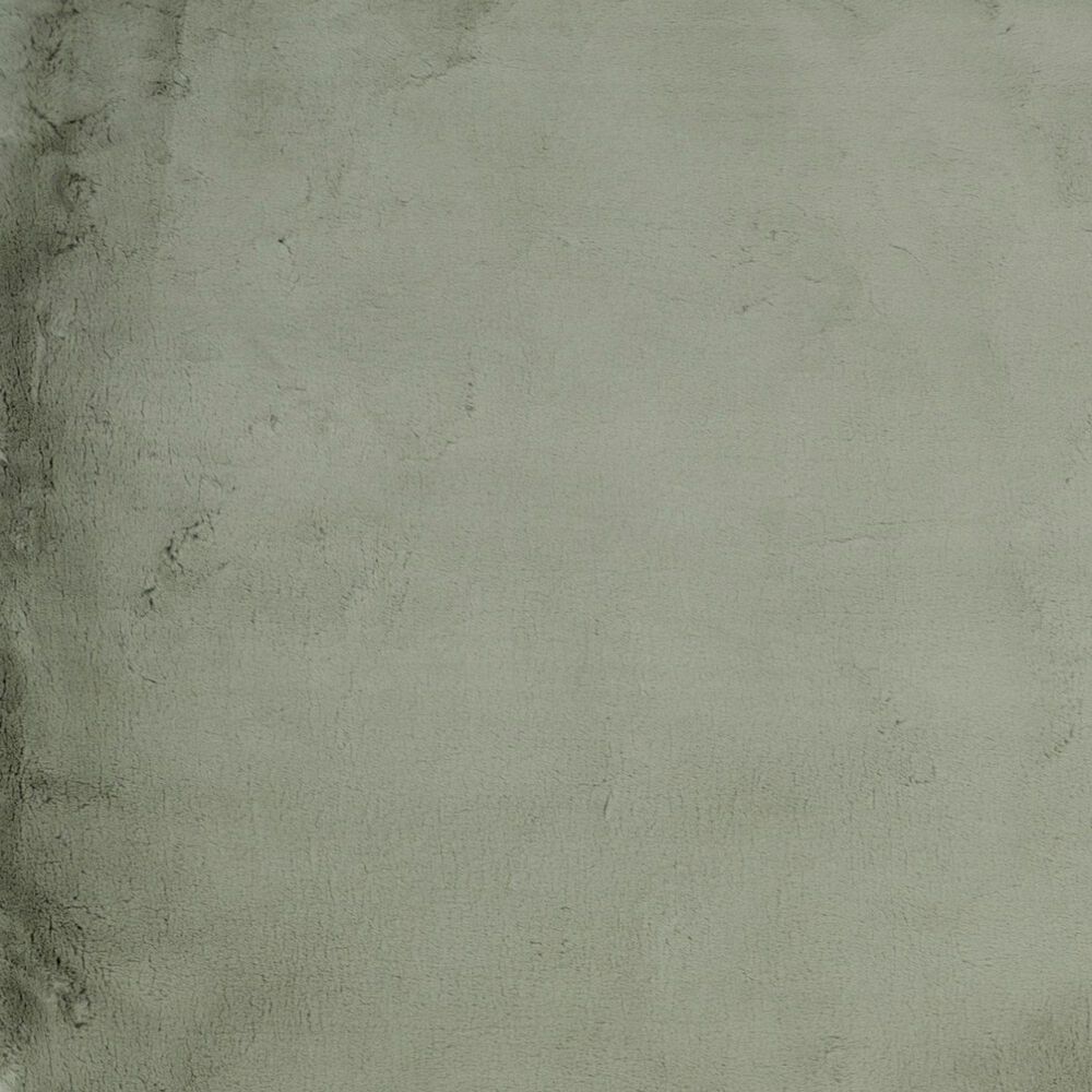Linon Maven Faux Rabbit 5&#39; x 7&#39; Plush Green Area Rug, , large