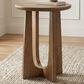Belle Furnishings Bexley Chairside Table in Tuscan Brown, , large