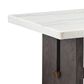 Ashley Burkhaus Coffee Table in White and Dark Brown, , large