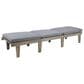 Hearth and Haven Ariana Outdoor Wood Chaise Lounge with Cushions in Grey, , large