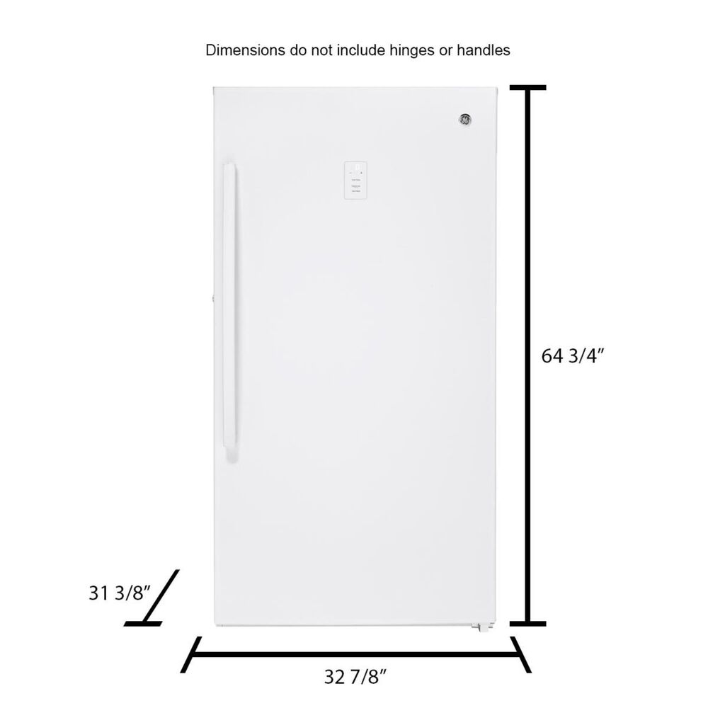 GE Appliances 17.3 Cu. Ft. Frost-Free Upright Freezer, , large