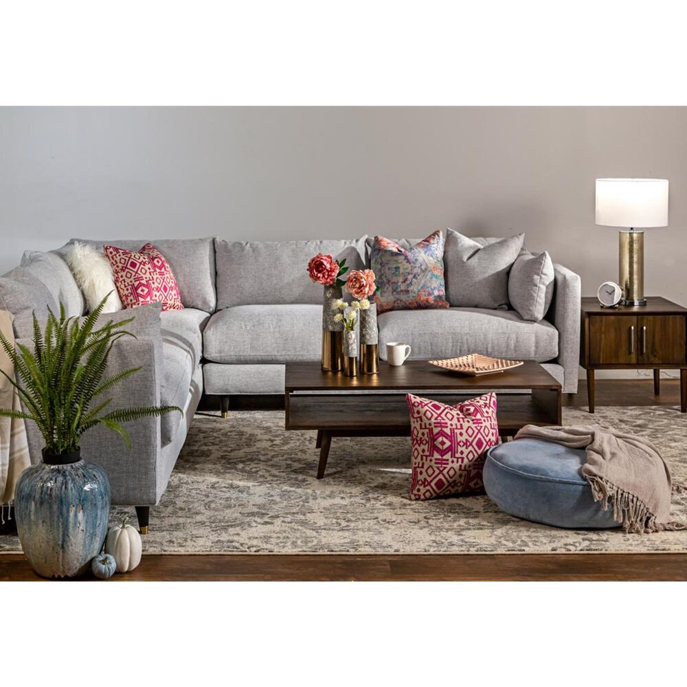 Jonathan Louis Pia 3-Piece L-Shaped Sectional in Gray, , large