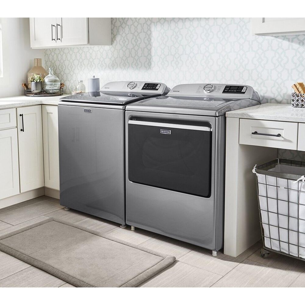 Maytag 4.7 Cu. Ft. Top Load Washer with Agitator in Metallic Slate, , large
