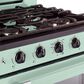Unique Appliances Classic Retro 30" Radiant Electric Glass Top Convection Range in Summer Mint Green, , large