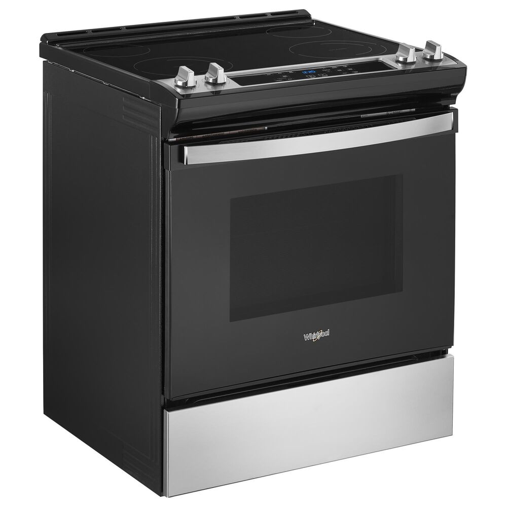 Whirlpool 4.8 Cu. Ft. Electric Range with Frozen Bake in Stainless Steel, , large
