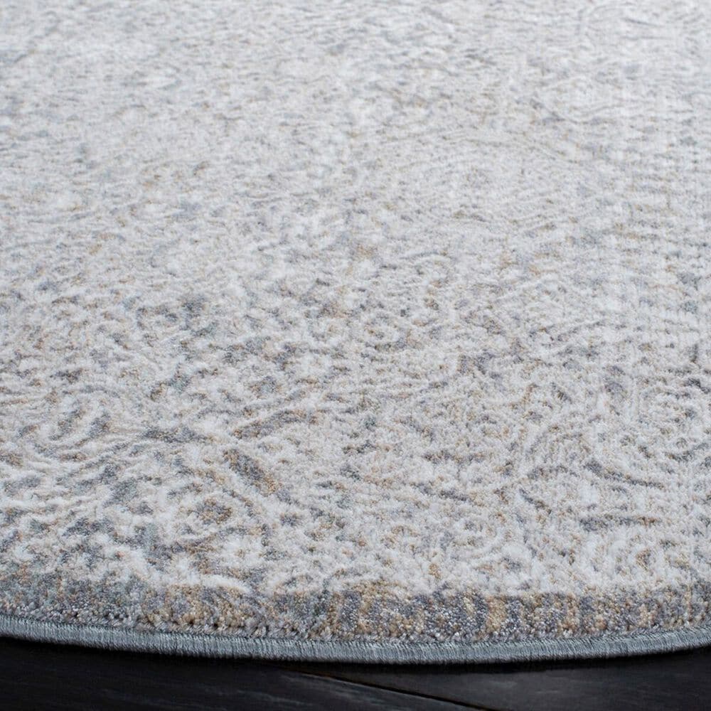 Safavieh Webster WBS316G 6&#39;7&quot; Round Grey and Beige Area Rug, , large
