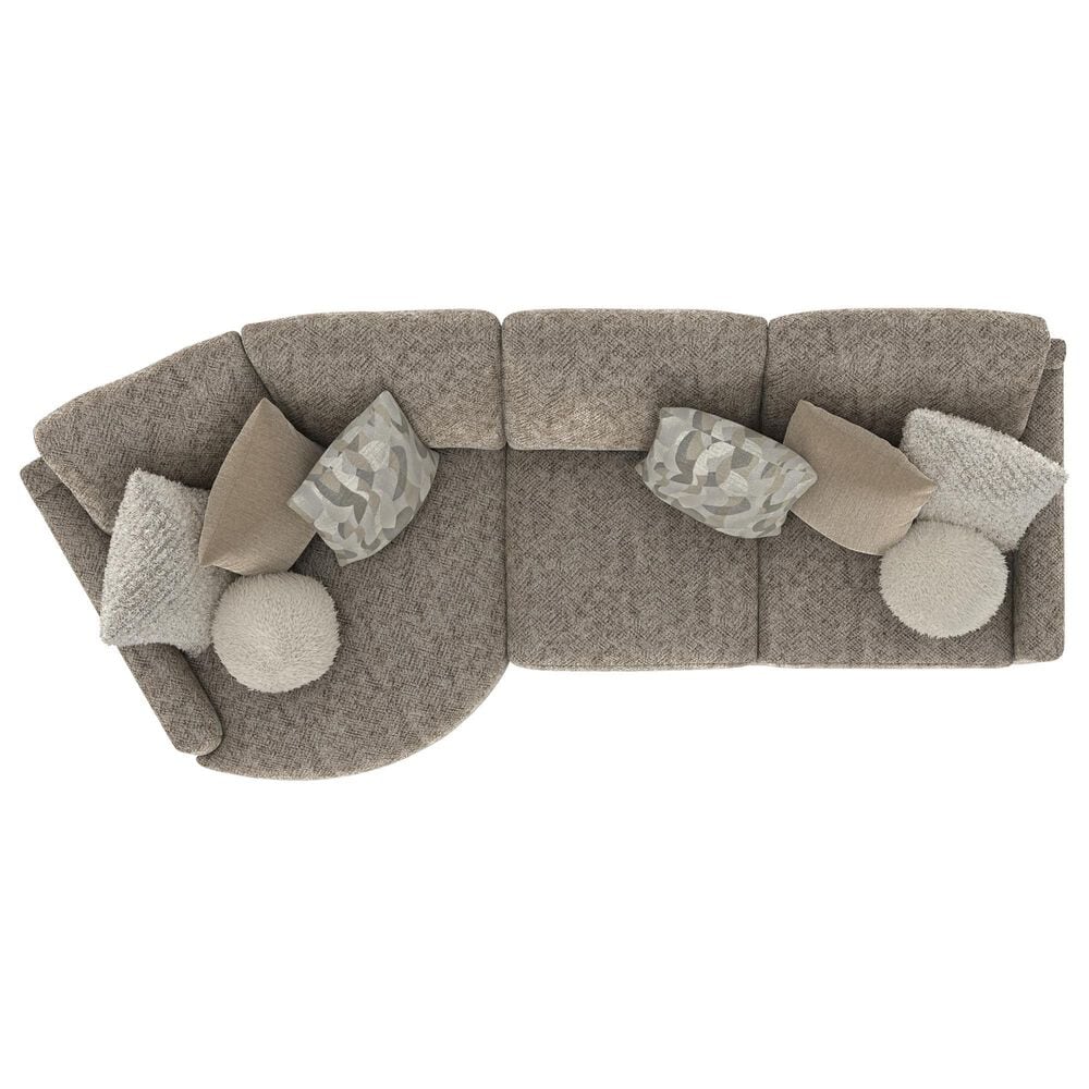 Hartsfield Turner 2-Piece Stationary Left Facing Sectional with Piano Wedge in Mushroom, , large