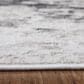 Feizy Prasad 5" x 8" Ivory and Charcoal Area Rug, , large