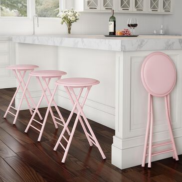 Timberlake Counter Stool in Pink (Set of 4), , large