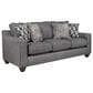 J Cooper USA Galaxy Stationary Sofa and Loveseat Set in Cinder, , large