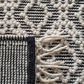 Safavieh Natura 6" Square Ivory and Black Area Rug, , large