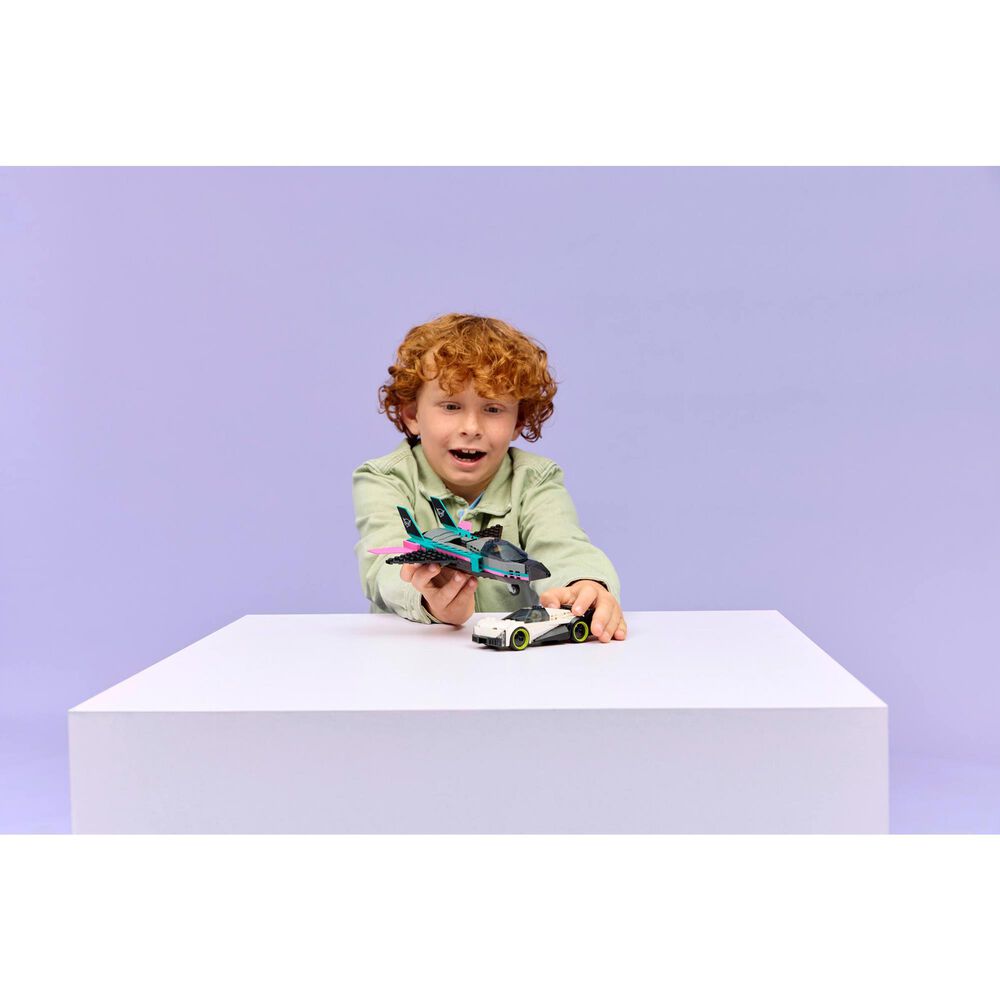 LEGO City Jet vs. Car Building Set, , large