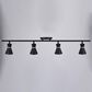 Vaxcel Alto 4-Light Ceiling Spot in Matte Black and Satin Brass, , large