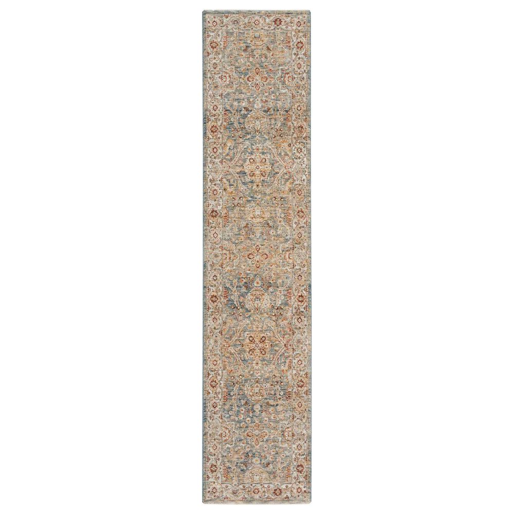 Nourison Sahar SHR03 2"3" x 10"2" Blue Runner, , large
