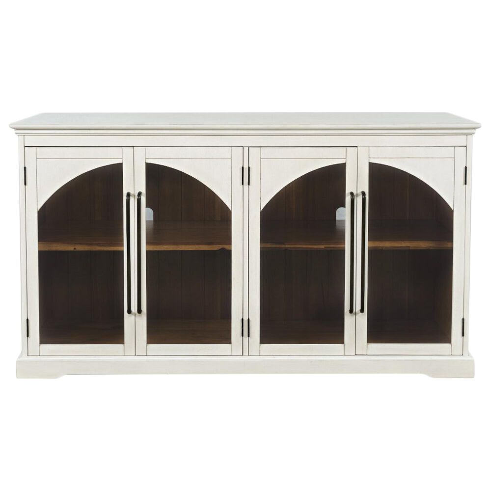 Waltham Archdale 4-Door Accent Cabinet in Antique White, , large