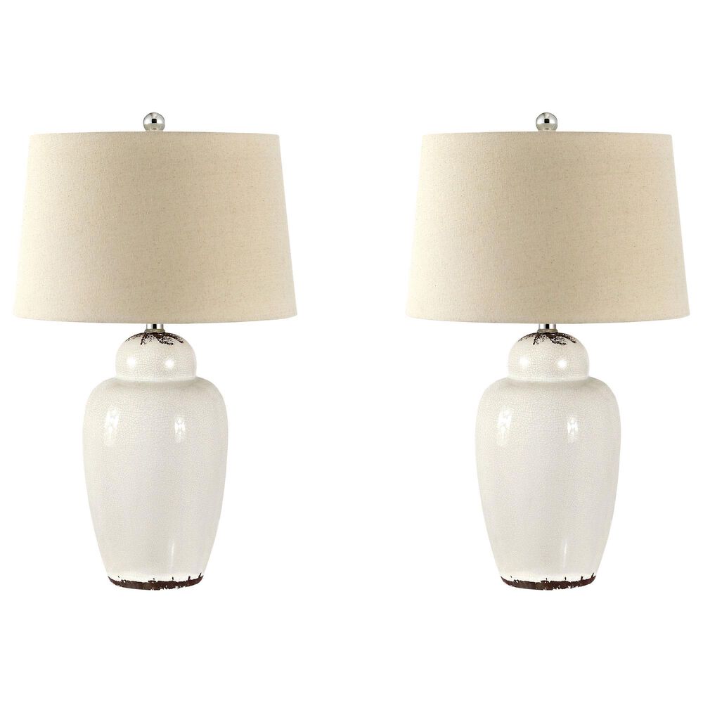 Safavieh Arlia Table Lamp in Off White (Set of 2), , large