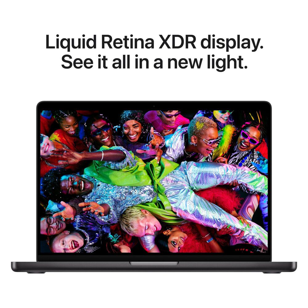 Apple 14" MacBook Pro | Apple M5 chip - 10-core CPU and 10-core GPU - 16GB RAM - 1TB SSD in Space Black with 3-Year AppleCare+, , large