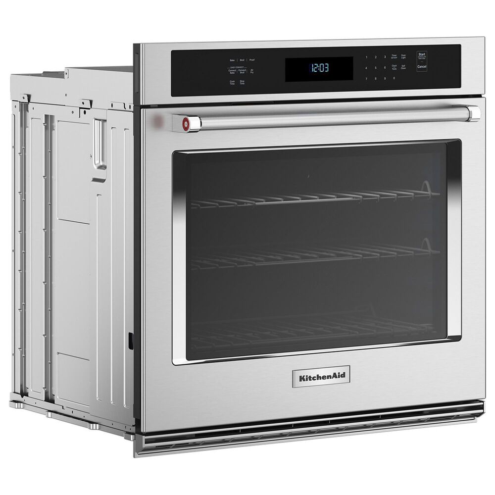 KitchenAid 30&quot; Single Wall Oven with Air Fry Mode in PrintShield Stainless Steel, , large