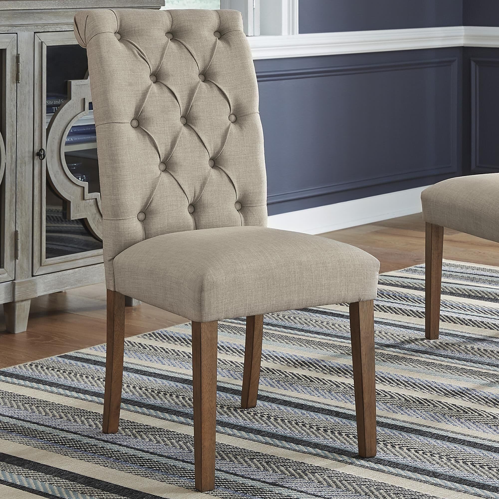 Signature Design by Ashley Harvina Button Tufted Side Chair with