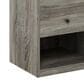HOMLUX 1-Drawer Lift Top Nightstand in French Oak Grey, , large