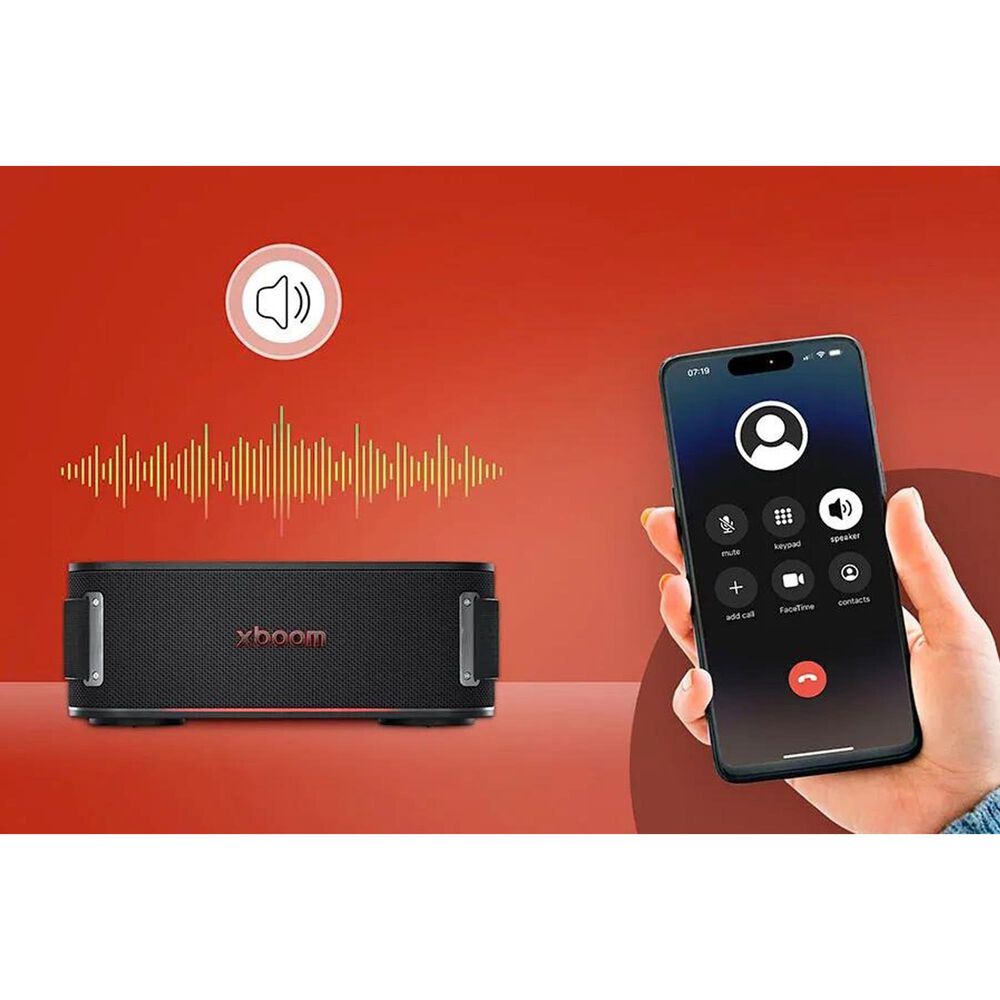 LG Xboom Bounce Bluetooth Speaker in Black, , large