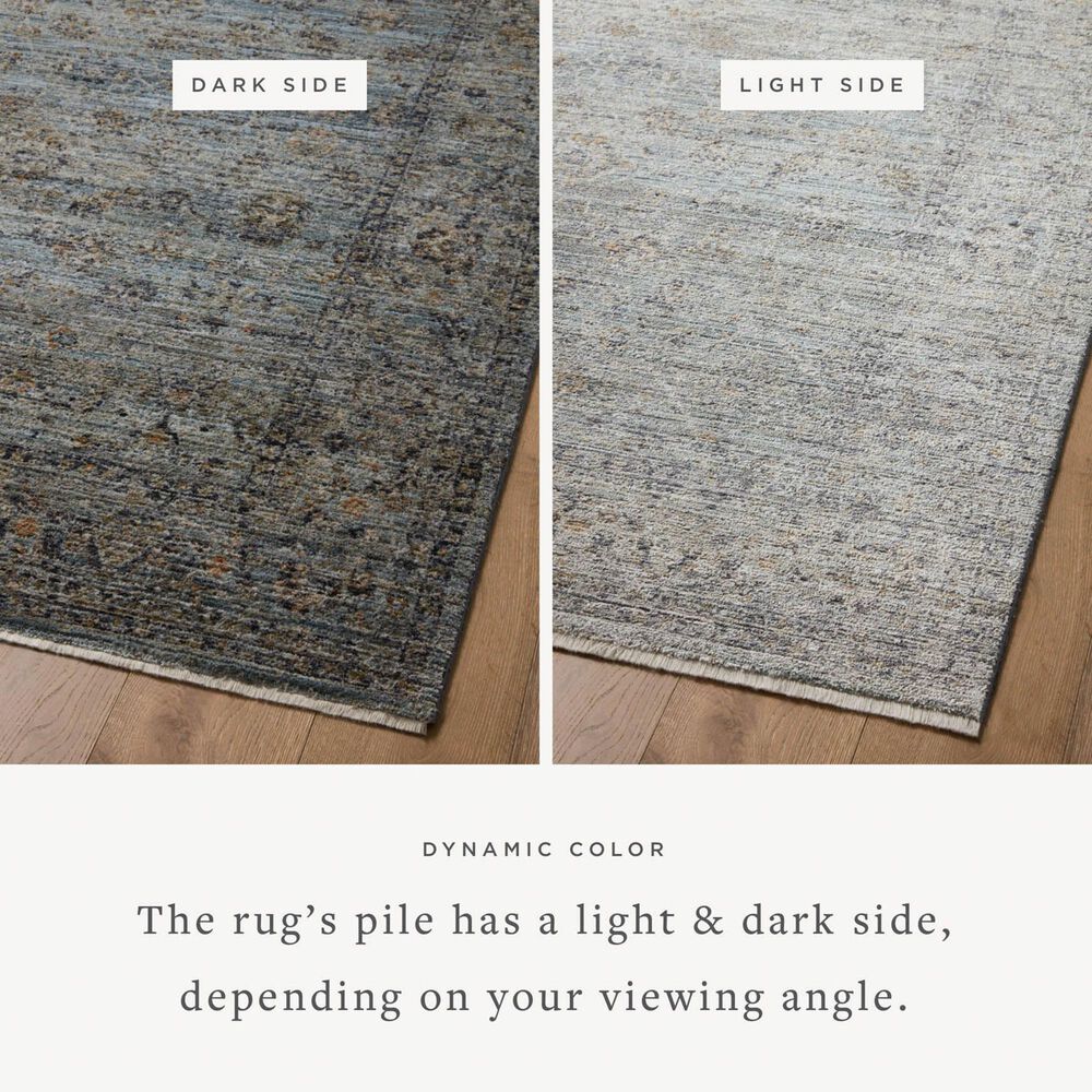 Loloi Katherine 2&#39;3&quot; x 3&#39;10&quot; Ocean and Gold Area Rug, , large