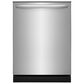 Frigidaire 4-Piece Kitchen Package with 25.6 Cu. Ft. 36" Standard Depth Refrigerator, 30" Electric Range, 1.8 Cu. Ft. Over-The-Range Microwave, 24 in. Built-In Dishwasher in Stainless Steel, , large