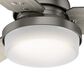 Hunter Sentinel 44" Ceiling Fan with LED Lights in Brushed Slate, , large