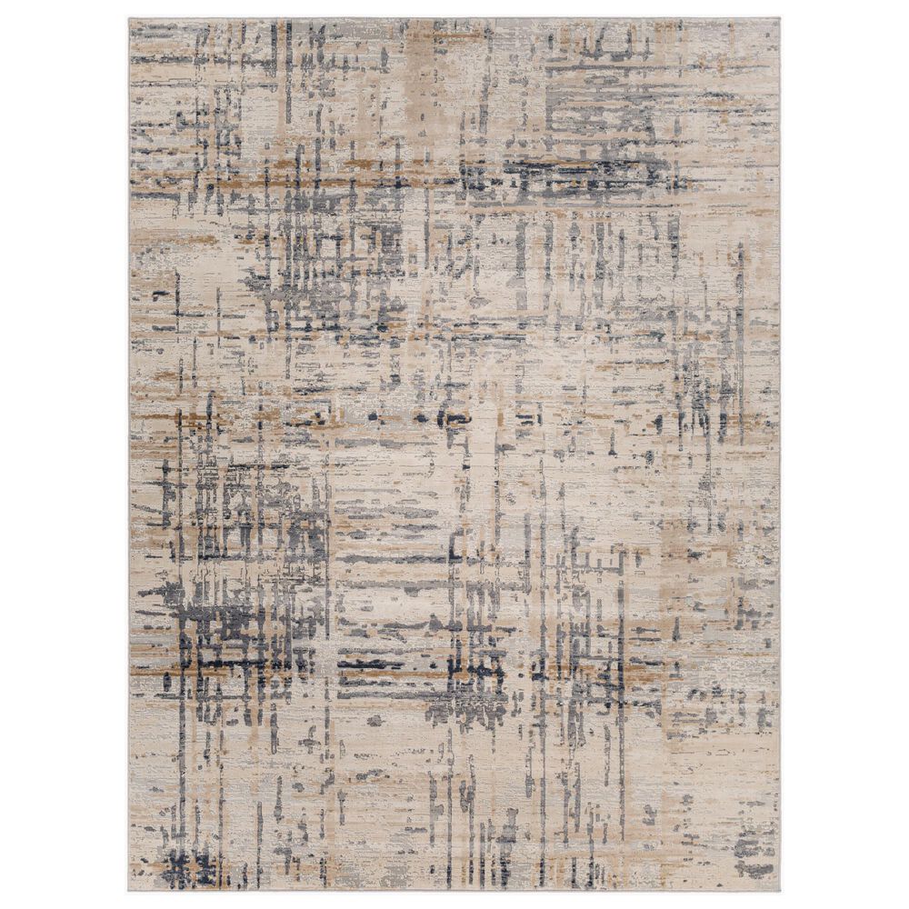 Surya Alpine 8"10" x 12"4" Light Gray, Ivory, Light Beige, Off-White, Charcoal and Medium Gray Area Rug, , large