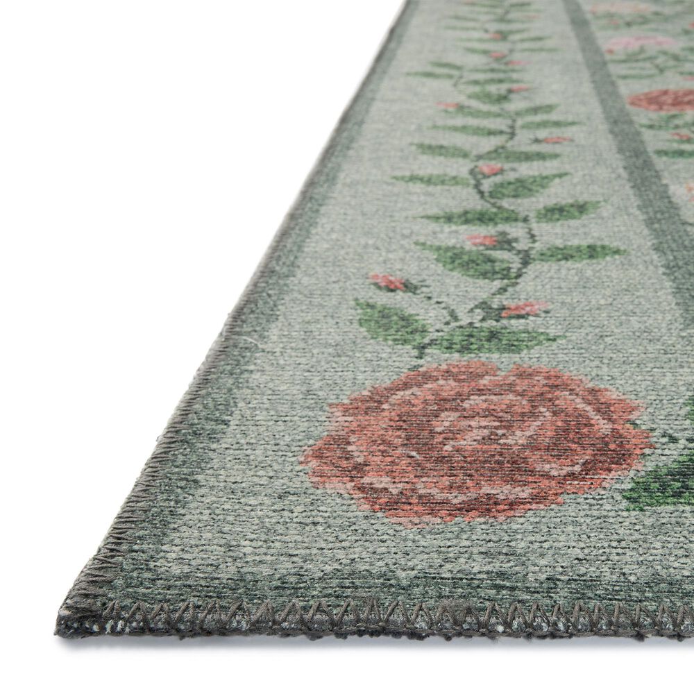Loloi Wildwood Green 2&#39;6&quot; x 7&#39;6&quot; Runner, , large