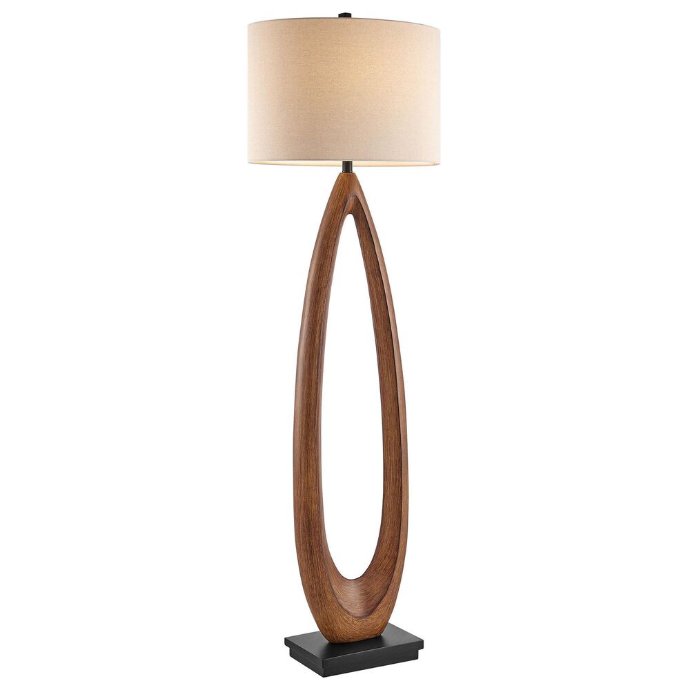 Lite Source Patel Floor Lamp in Brown, , large
