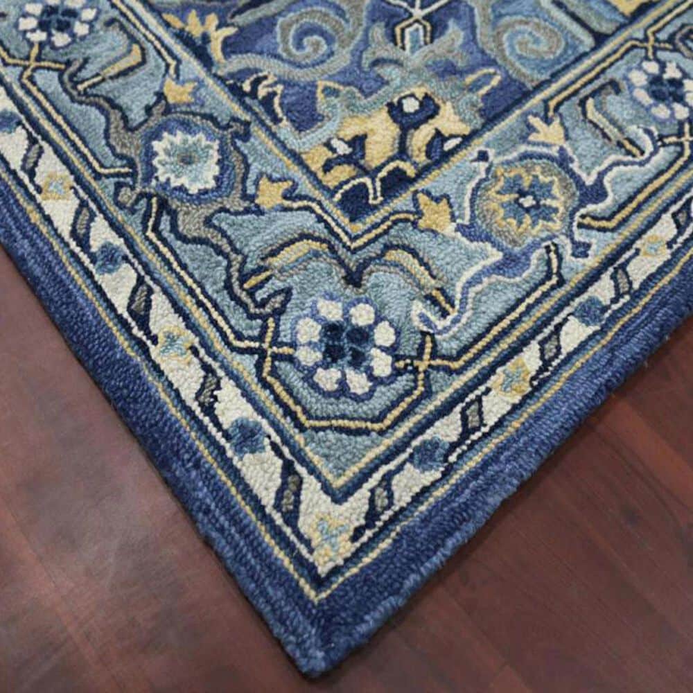 Amerr Boho 8&#39; x 11&#39; Steel Blue Area Rug, , large