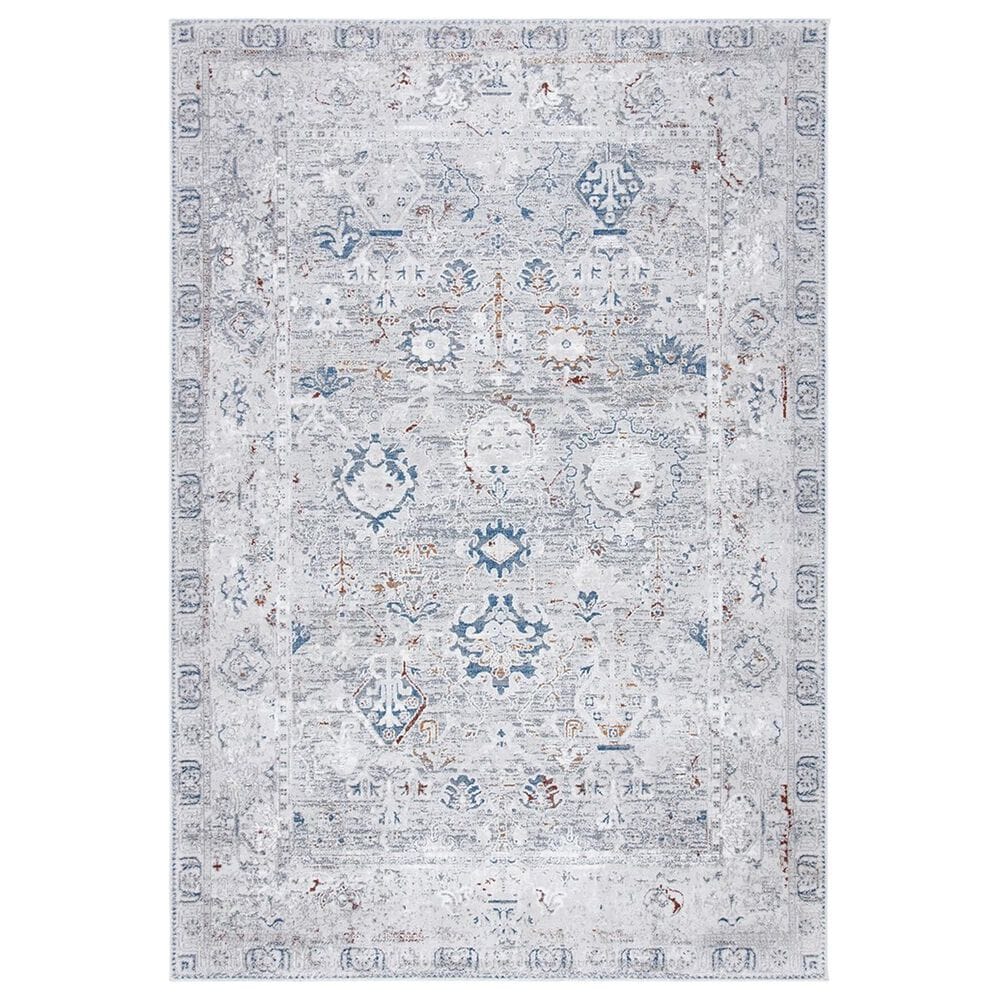 Safavieh Craft CFT927F 8" x 10" Grey and Blue Area Rug, , large