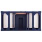James Martin Vanities Brittany 48" Single Bathroom Vanity in Victory Blue with 3 cm Victorian Silver Quartz Top and Rectangular Sink, , large