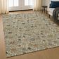 Dalyn Rug Company Soft Essentials Floral Coffee 5" x 7"6" Indoor/Outdoor Area Rug, , large