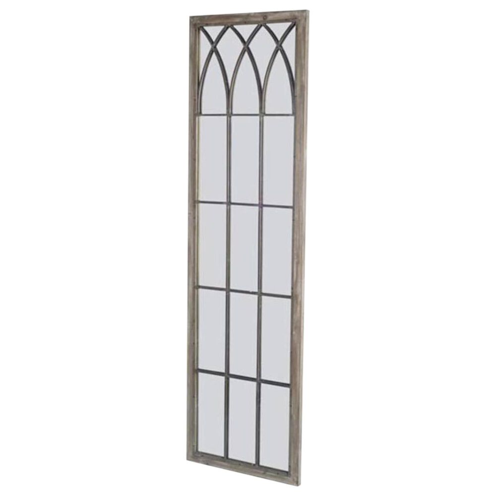 Mercana Midvale Wall Mirror in Light Wood, , large