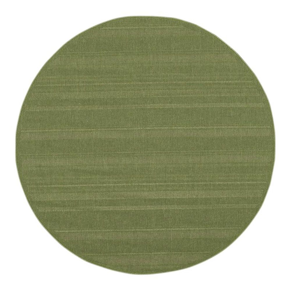 Oriental Weavers Lanai 781F6 7"10" Round Green Area Rug, , large