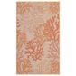 Nourison Garden Oasis Nautical Coral 3" x 5" Indoor/Outdoor Area Rug, , large
